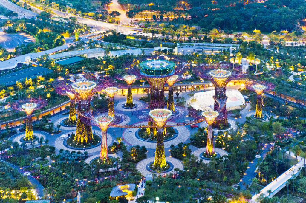 حدائق الخليج في سنغافورة تمزج بين الطبيعة والتكنولوجيا في تصميم مستقبلي مبتكر - مصدر الصورة: Pinterest