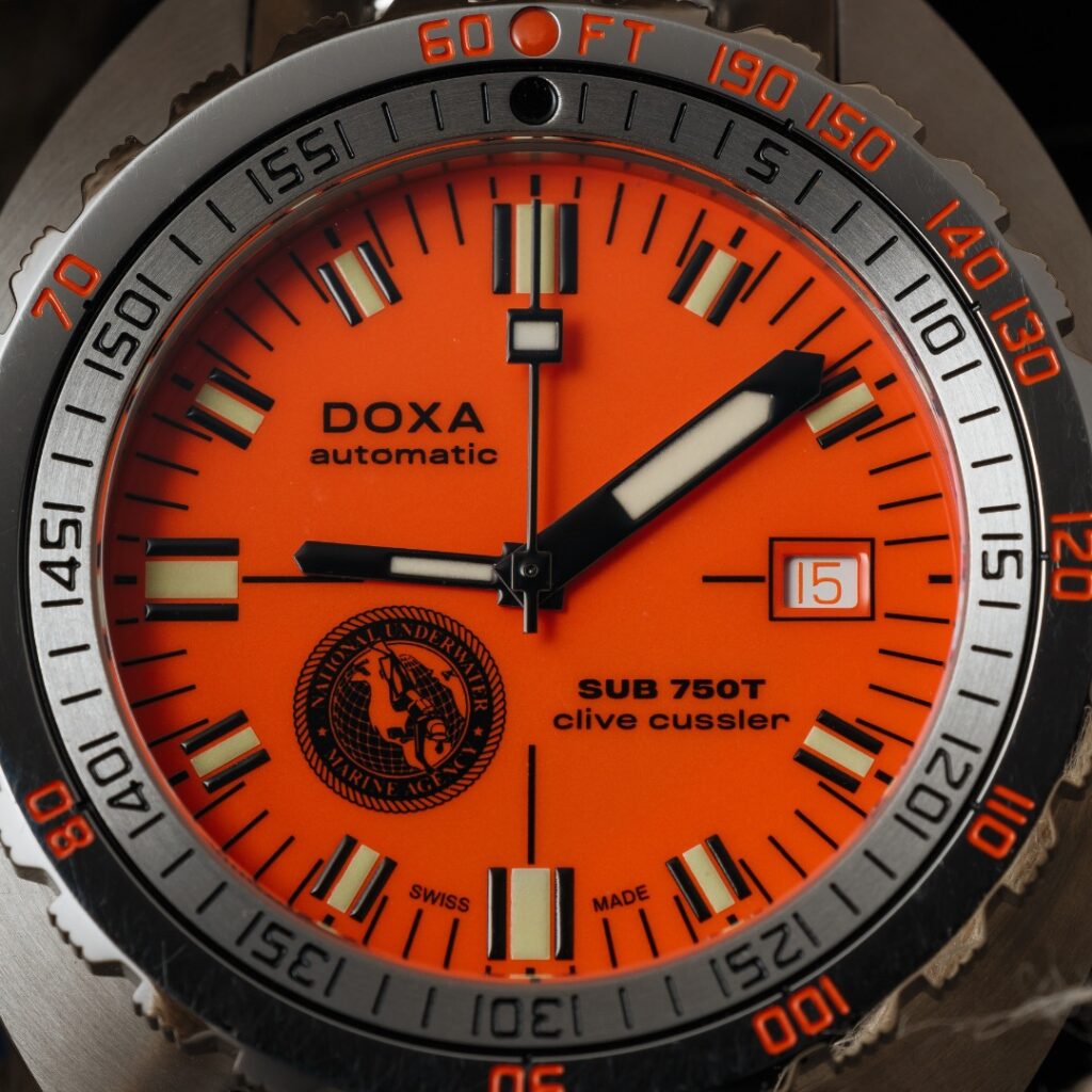 SUB 750T Clive Cussler 2025: ساعة تُروى كقصة وتُرتدى كمغامرة لا تنتهي – مصدر الصورة: حساب DOXA على إنستغرام
