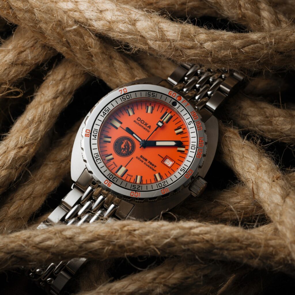 DOXA SUB 750T Clive Cussler 2025: إصدار محدود يحتفي بإرث المغامرة - مصدر الصورة: حساب DOXA على إنستغرام
