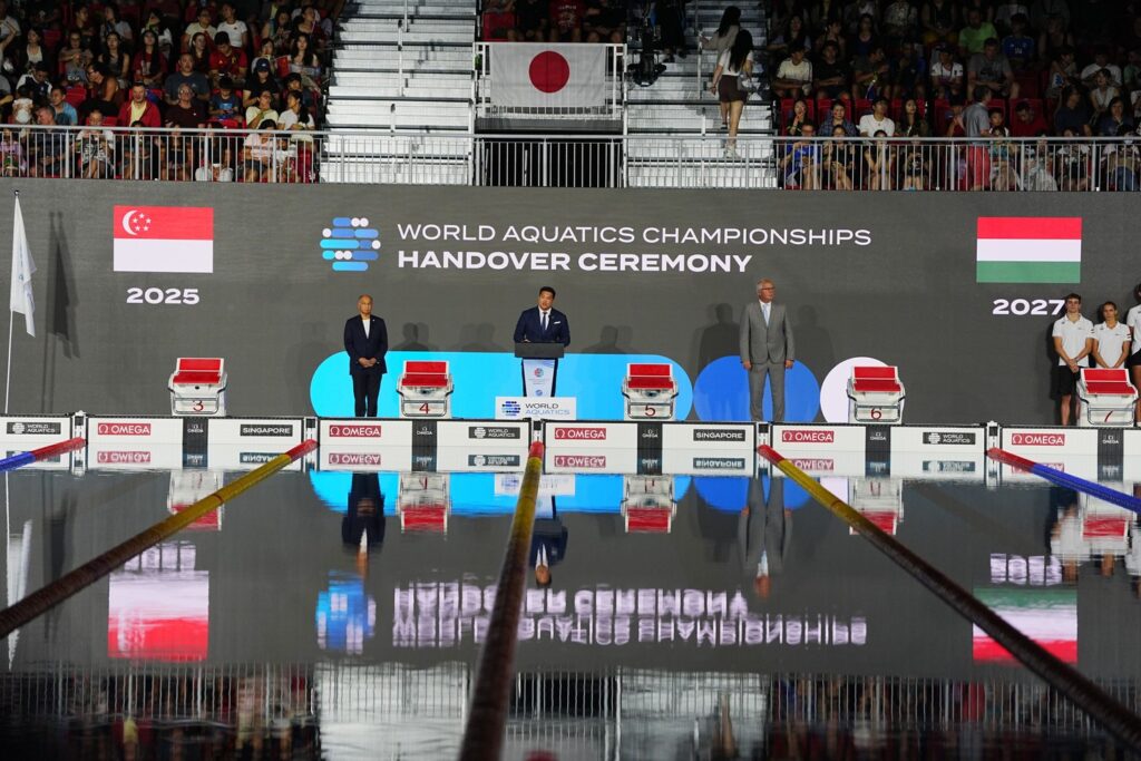 إنجازات مذهلة لسفراء أوميغا في بطولة العالم للسباحة 2025 في سنغافورة - مصدر الصورة: حساب بطولة العالم للسباحة على إنستغرام