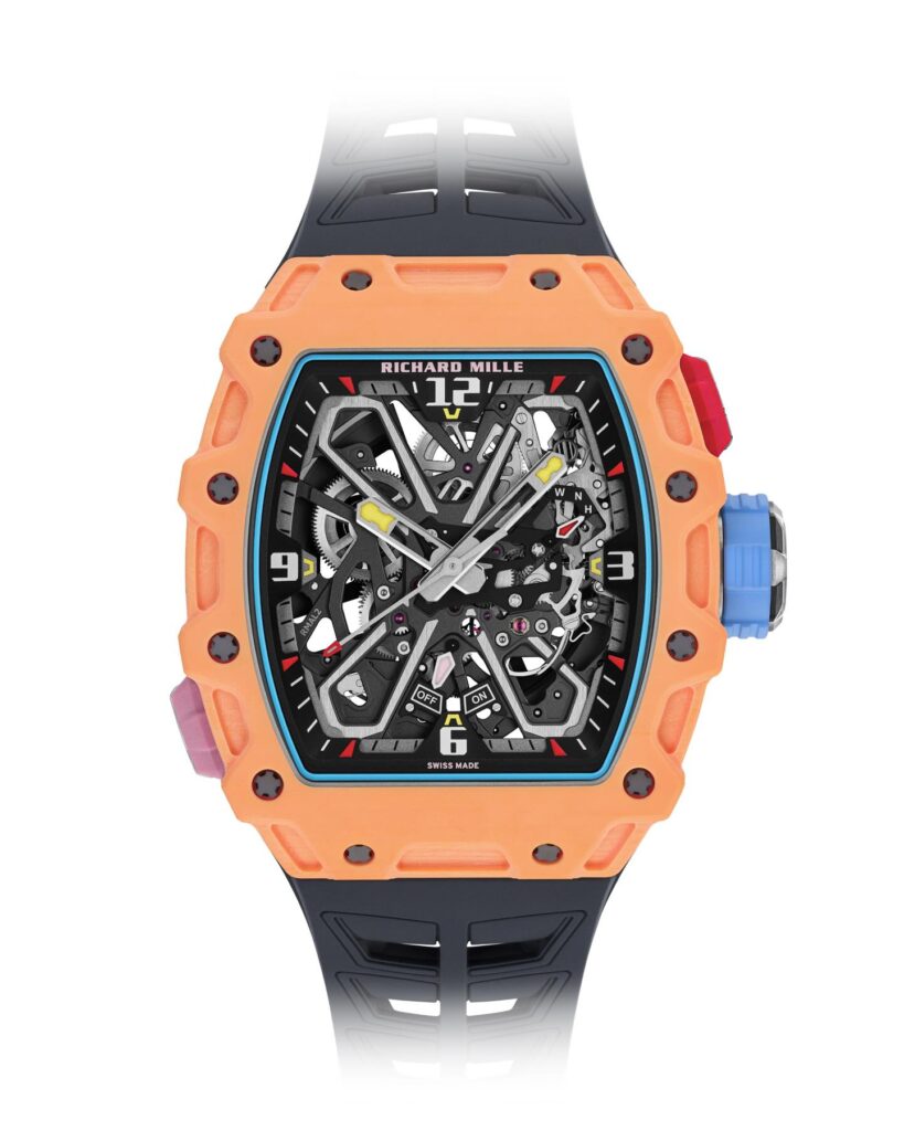 ريتشارد ميل تطلق إصداراً جديداً يجمع بين Salmon Quartz و Blue Quartz TPT® لمغامرة لونية فريدة – مصدر الصورة: حساب ريتشارد ميل على إنستغرام