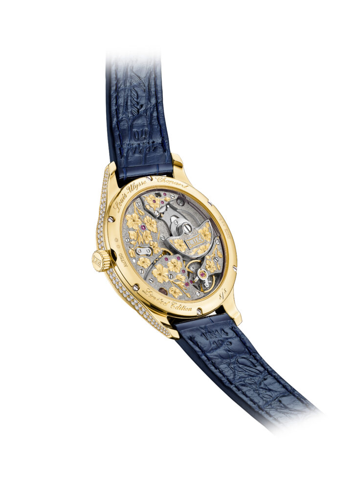 L.U.C 96.23-L: إتقان الحرفية والتزيين الفني لأزهار الكرز في قلب ساعة شوبارد