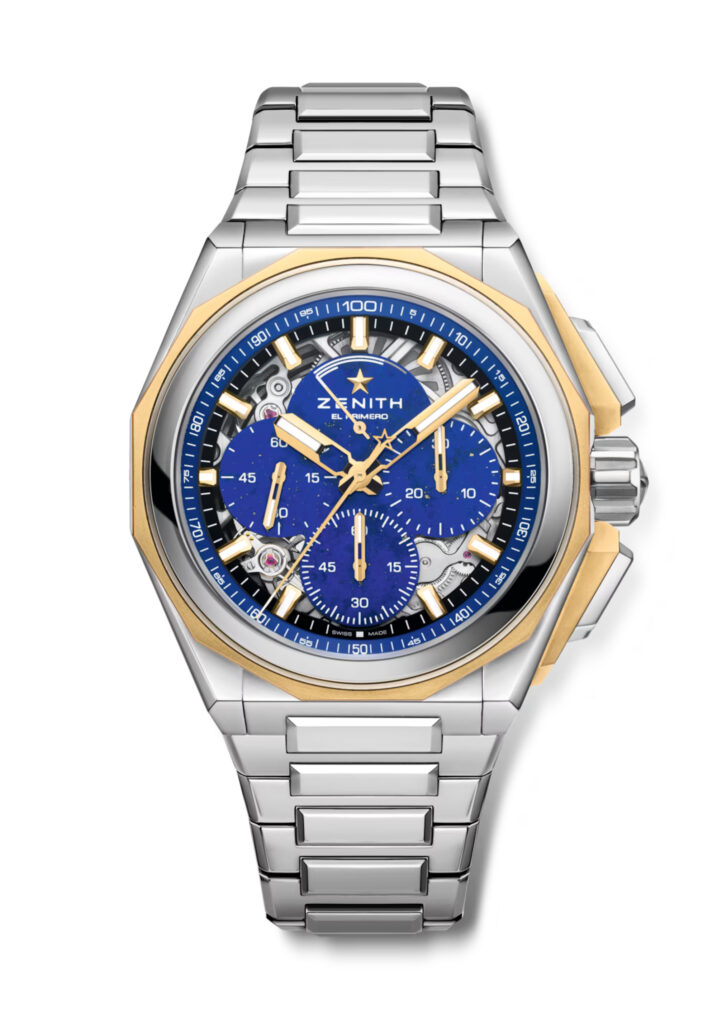 تصميم جريء يتألق بميناء اللازورد الطبيعي في ساعة DEFY Extreme Lapis Lazuli من  ZENITH